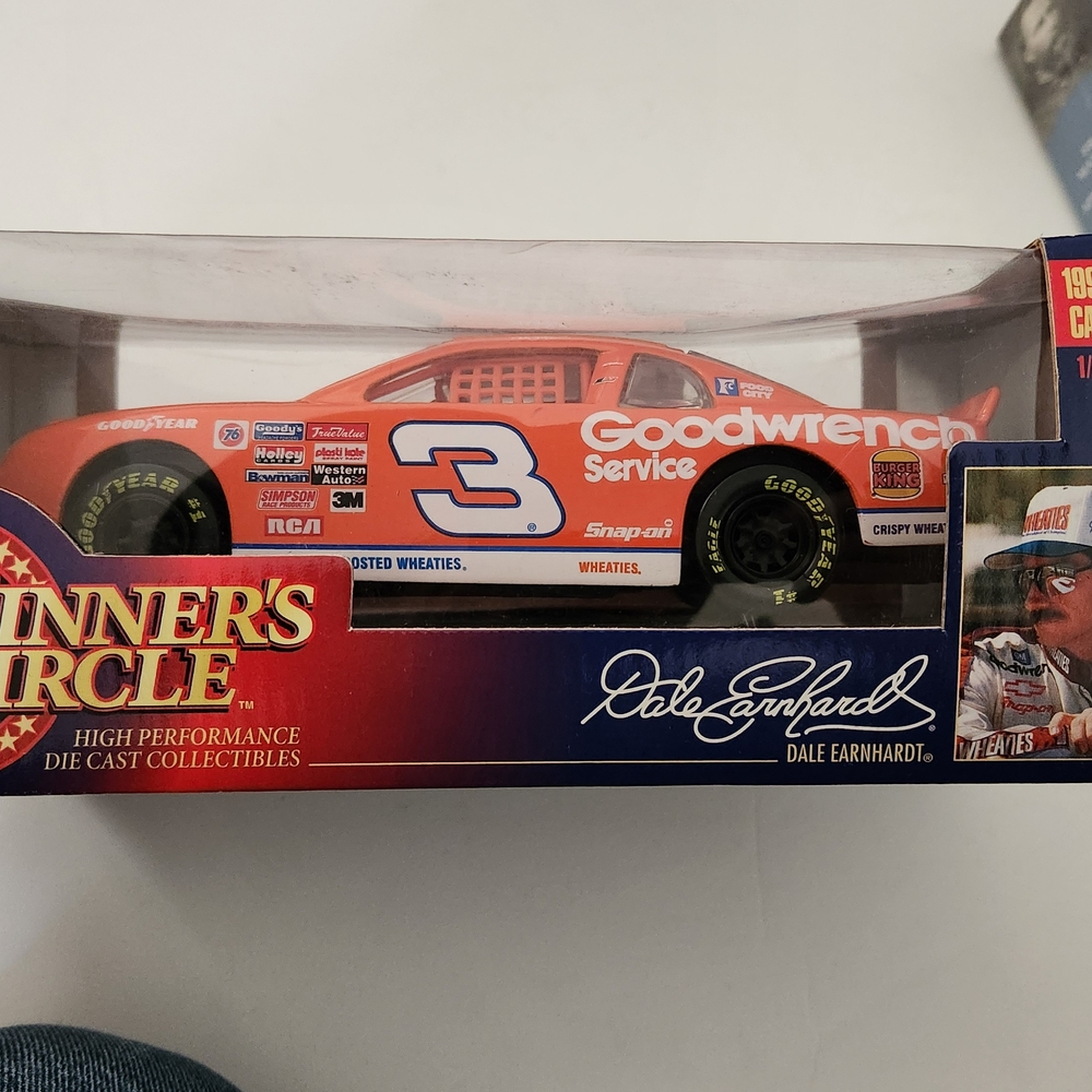 Winner's Circle Dale Earnhardt Die-Cast Car - Orange and White